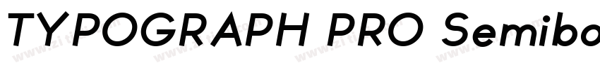 TYPOGRAPH PRO Semibo字体转换